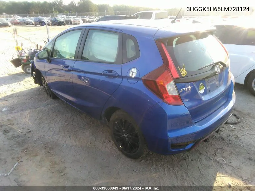 3HGGK5H65LM728124 2020 Honda Fit Sport