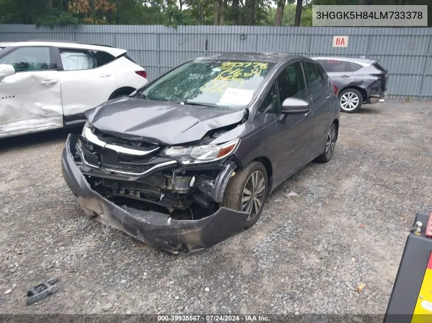 3HGGK5H84LM733378 2020 Honda Fit Ex