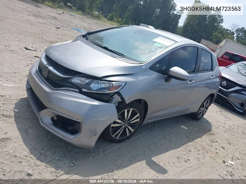 2020 Honda Fit Ex VIN: 3HGGK5H84LM723563 Lot: 40122136