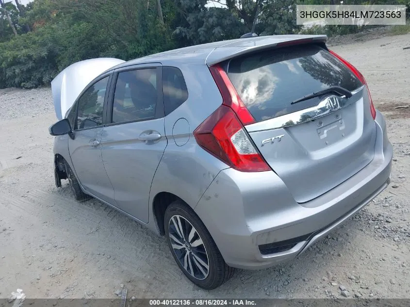 2020 Honda Fit Ex VIN: 3HGGK5H84LM723563 Lot: 40122136