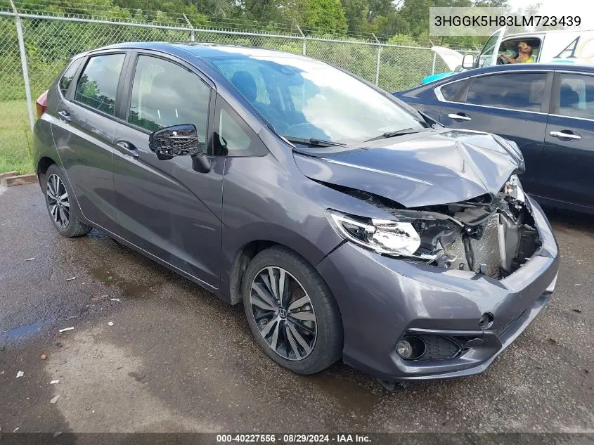 2020 Honda Fit Ex VIN: 3HGGK5H83LM723439 Lot: 40227556