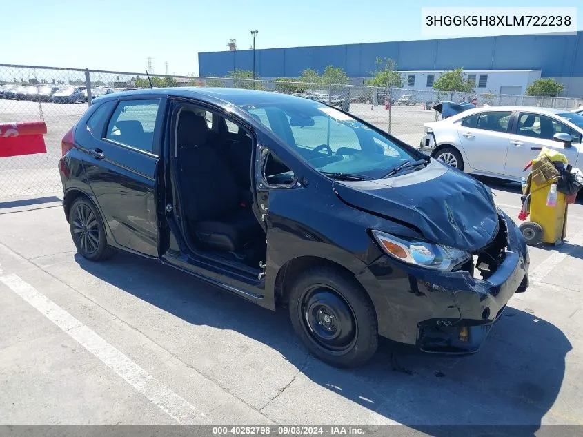 3HGGK5H8XLM722238 2020 Honda Fit Ex