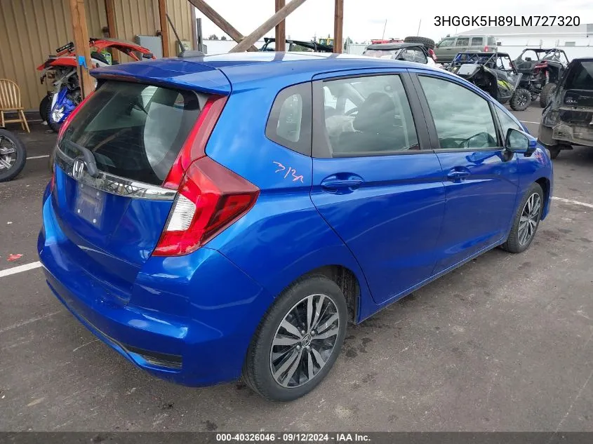 3HGGK5H89LM727320 2020 Honda Fit Ex