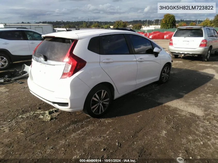 2020 Honda Fit Ex VIN: 3HGGK5H82LM723822 Lot: 40490914