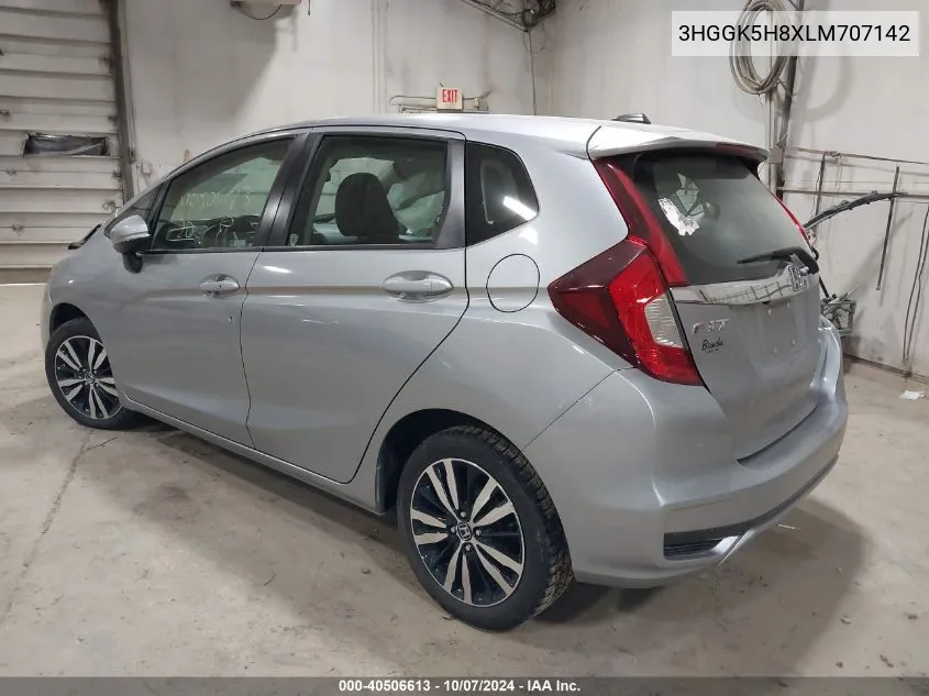 3HGGK5H8XLM707142 2020 Honda Fit Ex