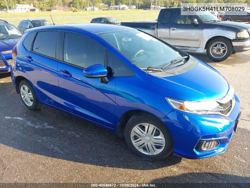 2020 Honda Fit Lx VIN: 3HGGK5H41LM708029 Lot: 40545672