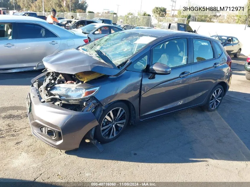 2020 Honda Fit Ex VIN: 3HGGK5H88LM712971 Lot: 40716060