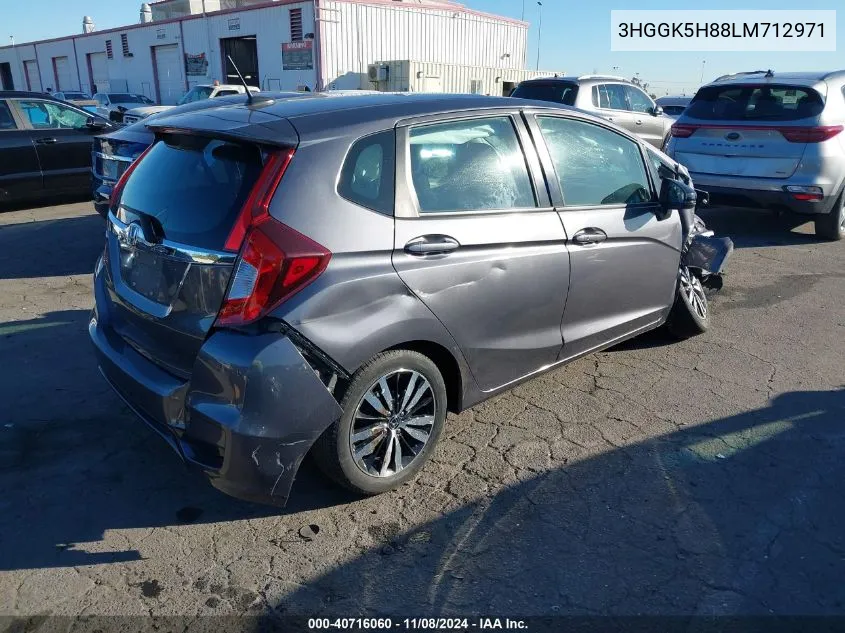 2020 Honda Fit Ex VIN: 3HGGK5H88LM712971 Lot: 40716060