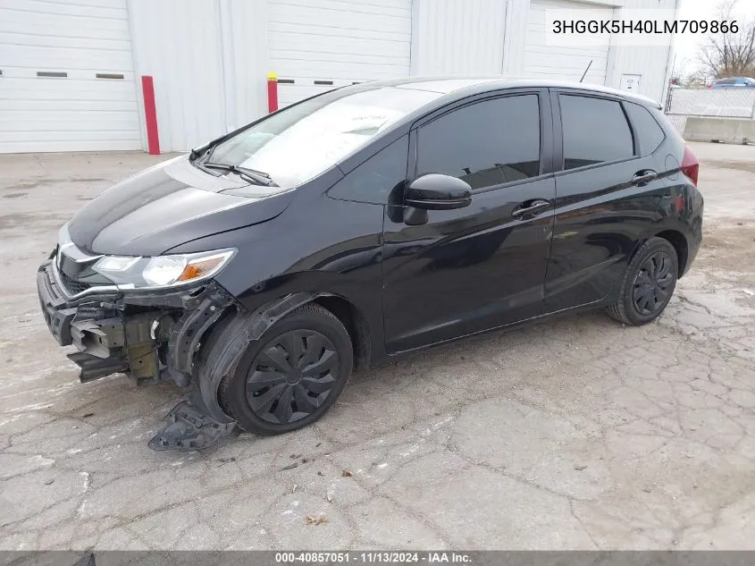 2020 Honda Fit Lx VIN: 3HGGK5H40LM709866 Lot: 40857051