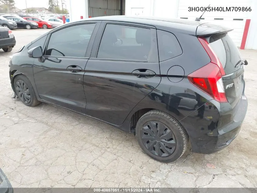 2020 Honda Fit Lx VIN: 3HGGK5H40LM709866 Lot: 40857051