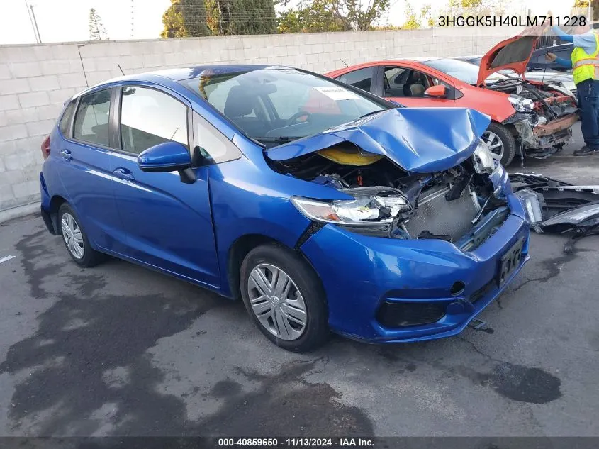 3HGGK5H40LM711228 2020 Honda Fit Lx