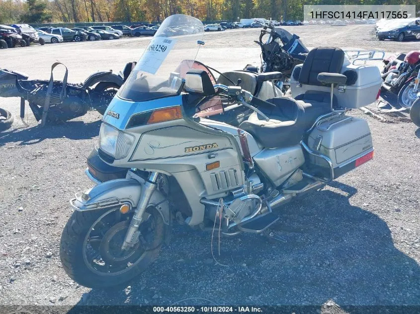 1985 Honda Gl1200 I VIN: 1HFSC1414FA117565 Lot: 40563250