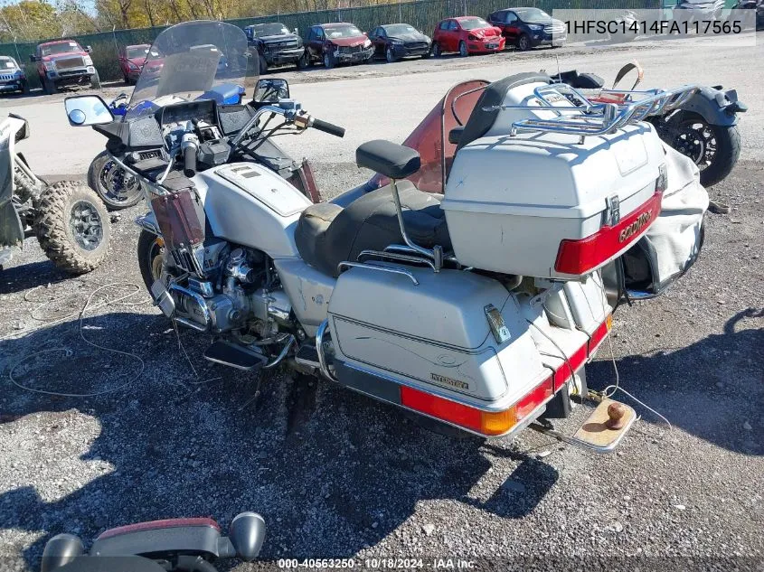 1985 Honda Gl1200 I VIN: 1HFSC1414FA117565 Lot: 40563250