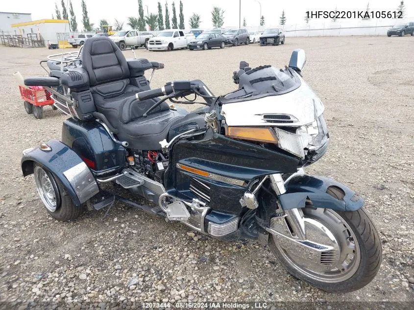 1HFSC2201KA105612 1989 Honda Gl1500