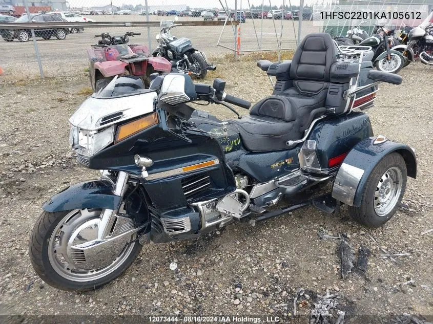 1HFSC2201KA105612 1989 Honda Gl1500