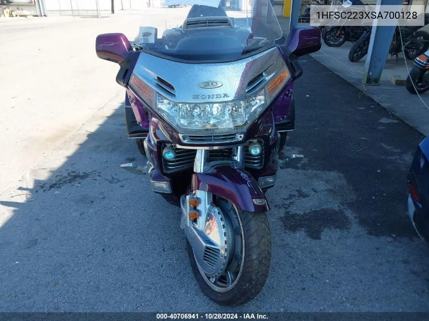 1995 Honda Gl1500 Se12 VIN: 1HFSC223XSA700128 Lot: 40706941