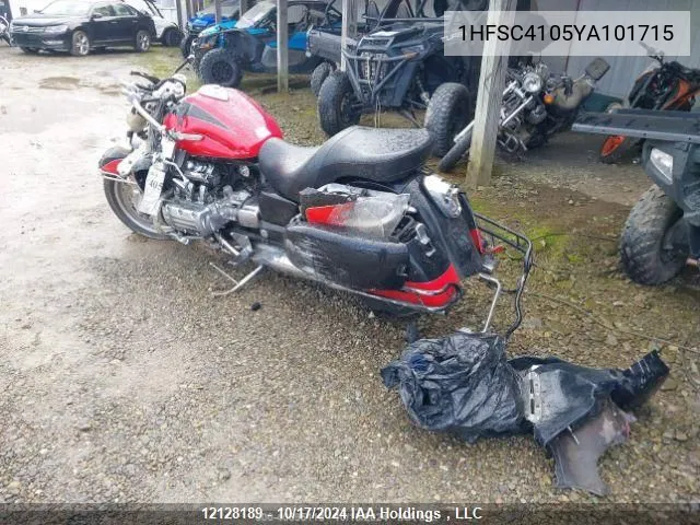 2000 Honda Gl1500 Cf VIN: 1HFSC4105YA101715 Lot: 12128189