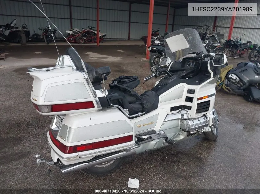 2000 Honda Gl1500 Se12 VIN: 1HFSC2239YA201989 Lot: 40710420