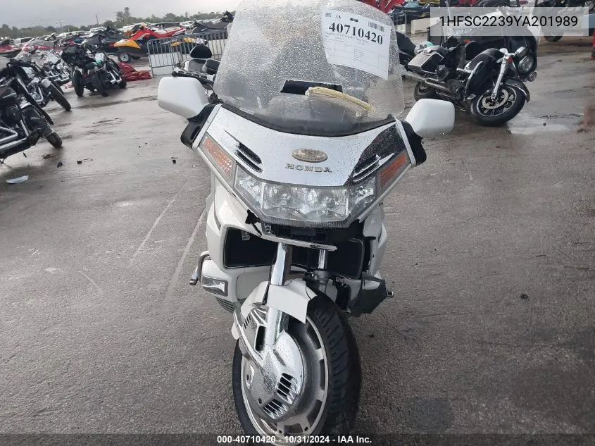 2000 Honda Gl1500 Se12 VIN: 1HFSC2239YA201989 Lot: 40710420