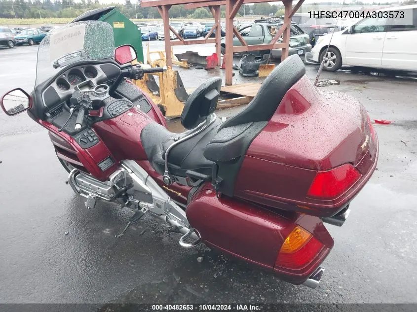 2004 Honda Gl1800 VIN: 1HFSC47004A303573 Lot: 40482653