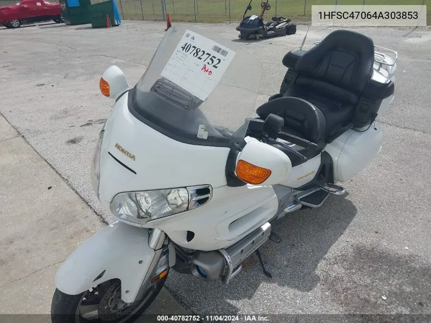 2004 Honda Gl1800 VIN: 1HFSC47064A303853 Lot: 40782752