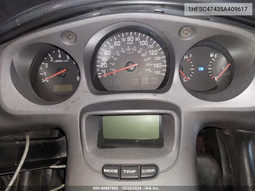 1HFSC47435A409617 2005 Honda Gl1800 A