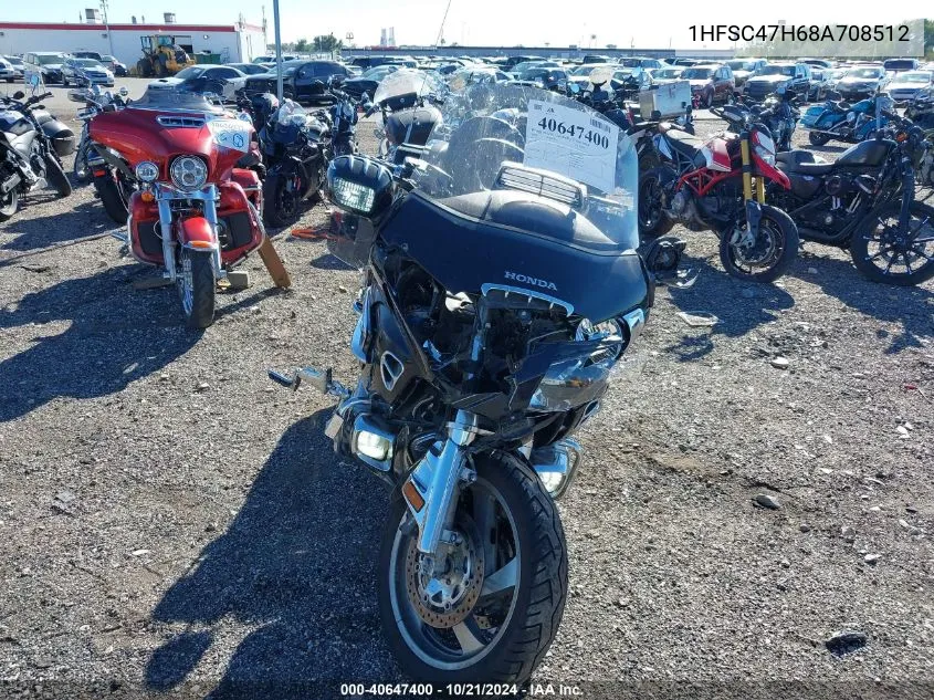 2008 Honda Gl1800 VIN: 1HFSC47H68A708512 Lot: 40647400