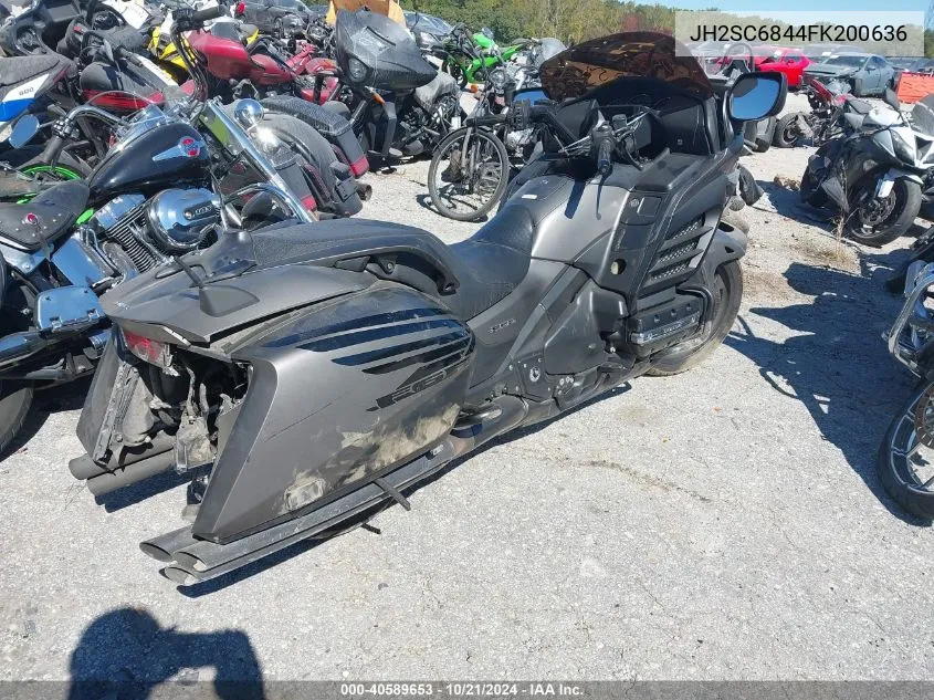 JH2SC6844FK200636 2015 Honda Gl1800 B