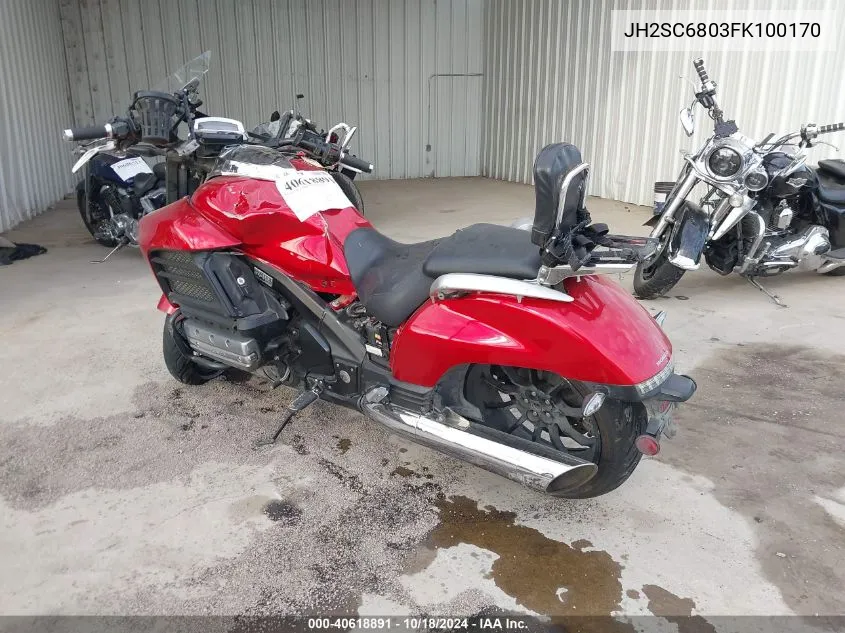 JH2SC6803FK100170 2015 Honda Gl1800 C