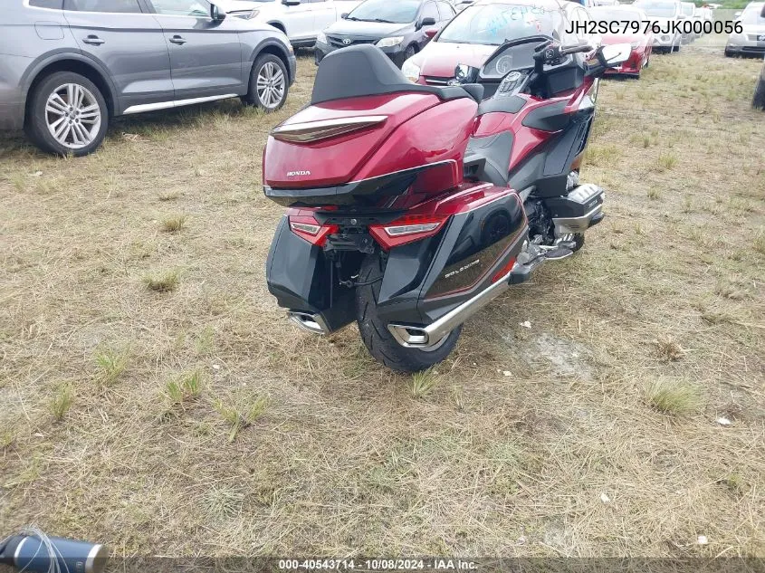 2018 Honda Gl1800 D VIN: JH2SC7976JK000056 Lot: 40543714