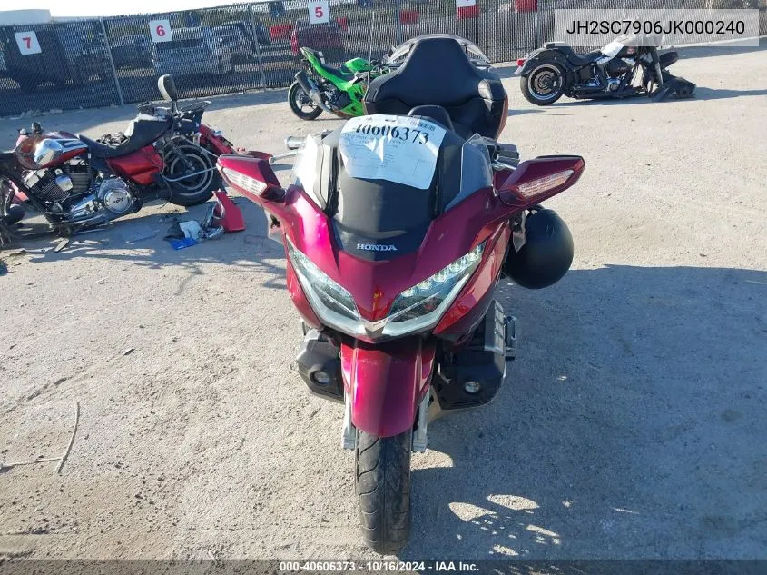 JH2SC7906JK000240 2018 Honda Gl1800