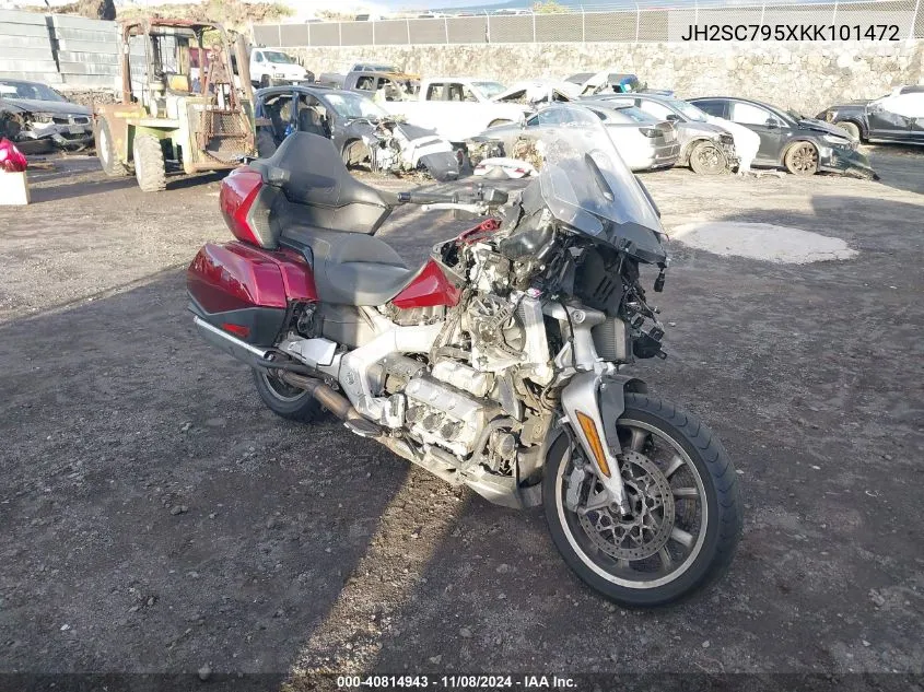 2019 Honda Gl1800 D VIN: JH2SC795XKK101472 Lot: 40814943