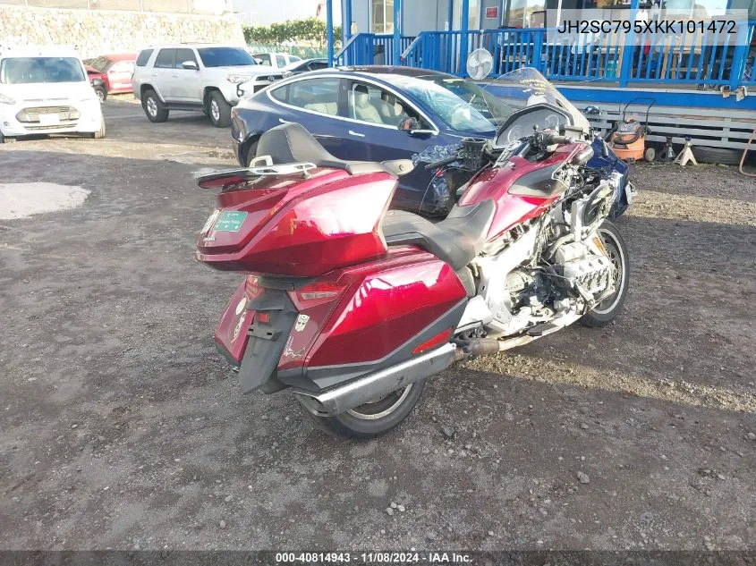 2019 Honda Gl1800 D VIN: JH2SC795XKK101472 Lot: 40814943