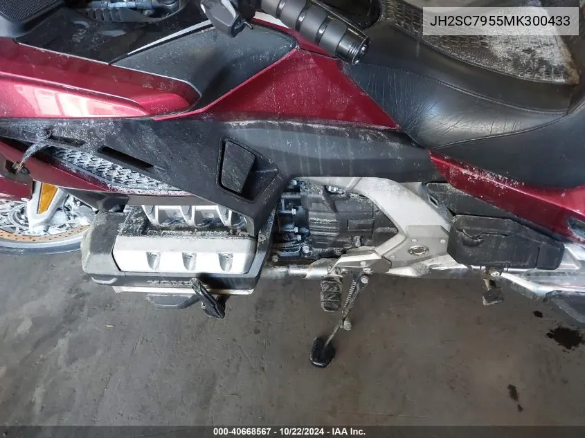 2021 Honda Gl1800 D VIN: JH2SC7955MK300433 Lot: 40668567