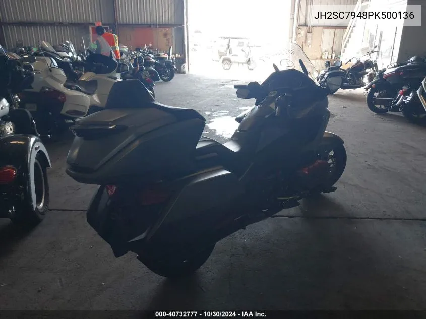 2023 Honda Gl1800 B VIN: JH2SC7948PK500136 Lot: 40732777