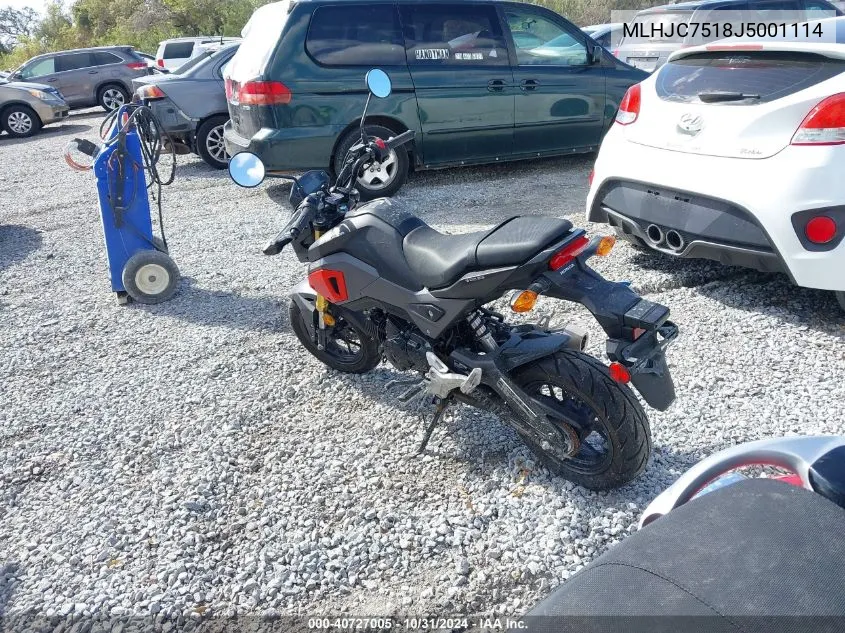 MLHJC7518J5001114 2018 Honda Grom