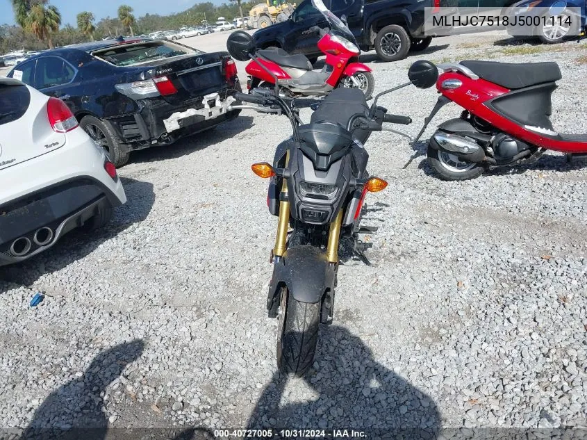 MLHJC7518J5001114 2018 Honda Grom