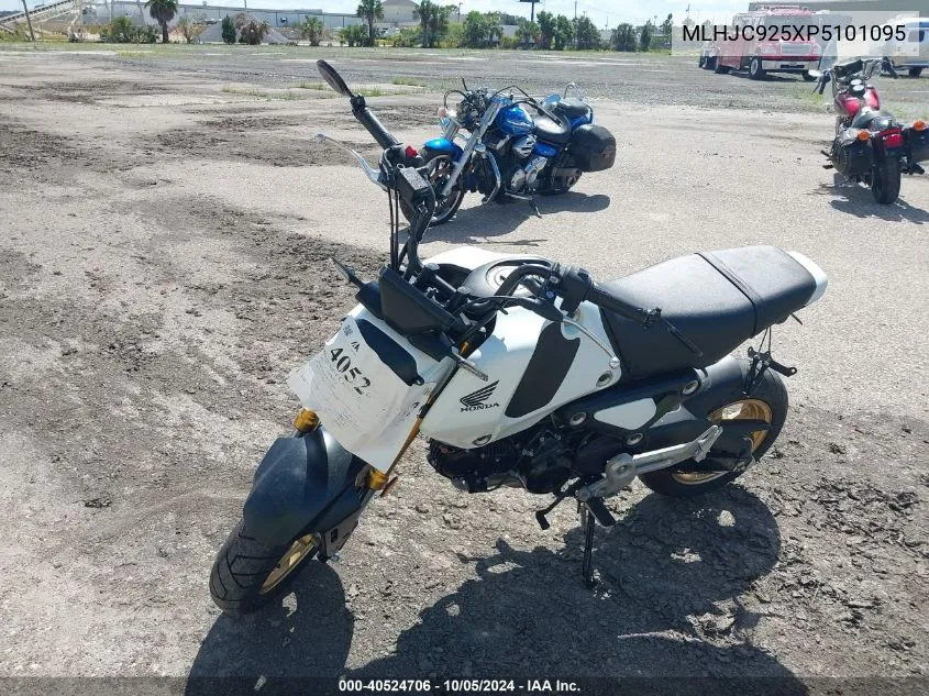 2023 Honda Grom A VIN: MLHJC925XP5101095 Lot: 40524706