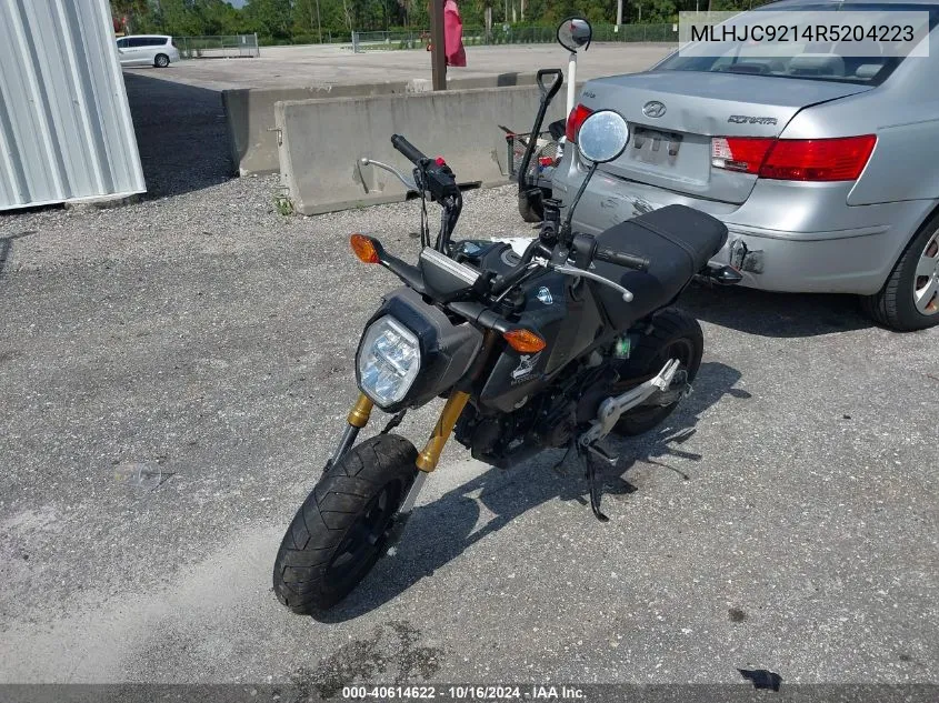 2024 Honda Grom 125 VIN: MLHJC9214R5204223 Lot: 40614622