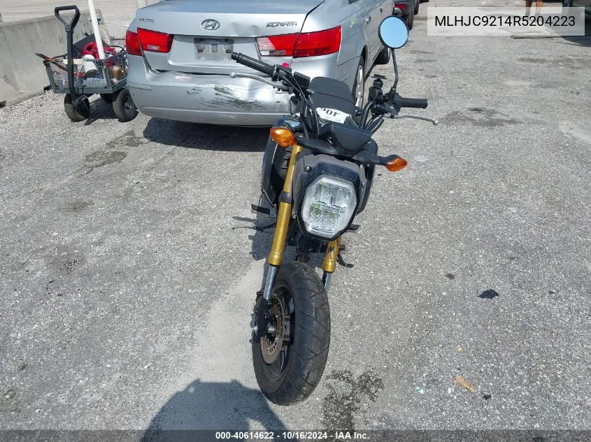 2024 Honda Grom 125 VIN: MLHJC9214R5204223 Lot: 40614622