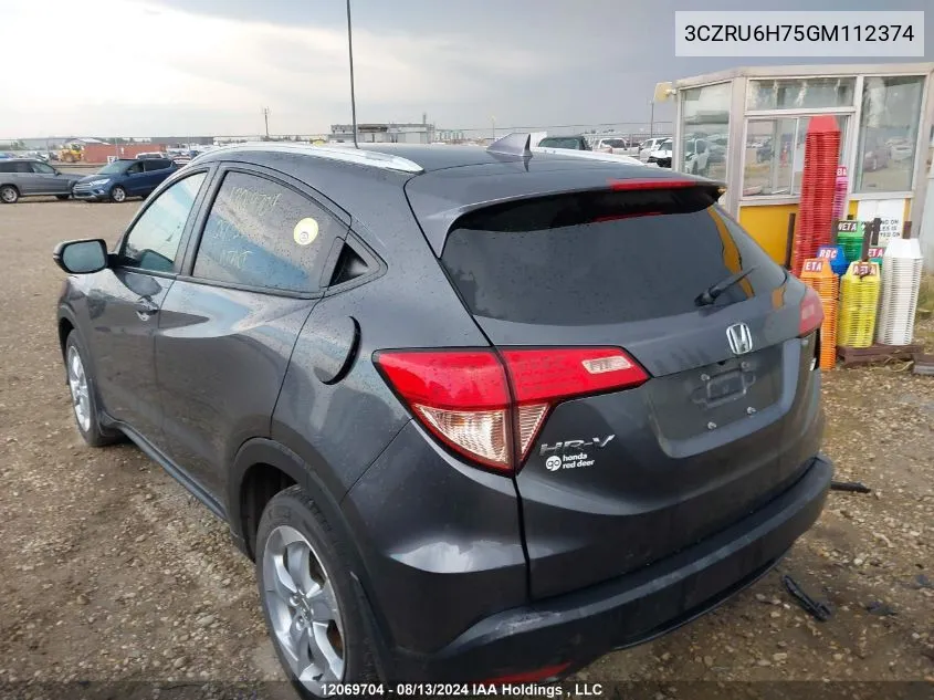 3CZRU6H75GM112374 2016 Honda Hr-V