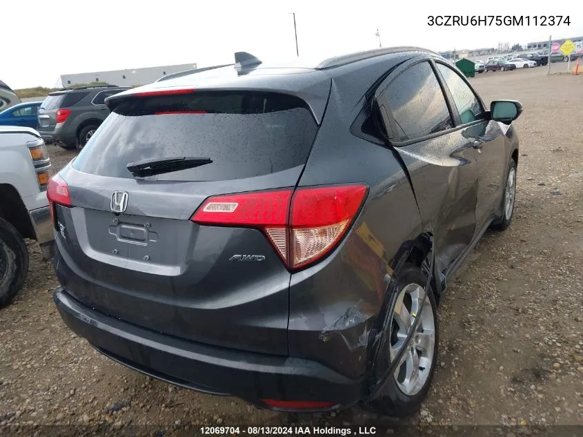 3CZRU6H75GM112374 2016 Honda Hr-V