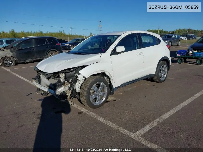 3CZRU5H36GM105859 2016 Honda Hr-V