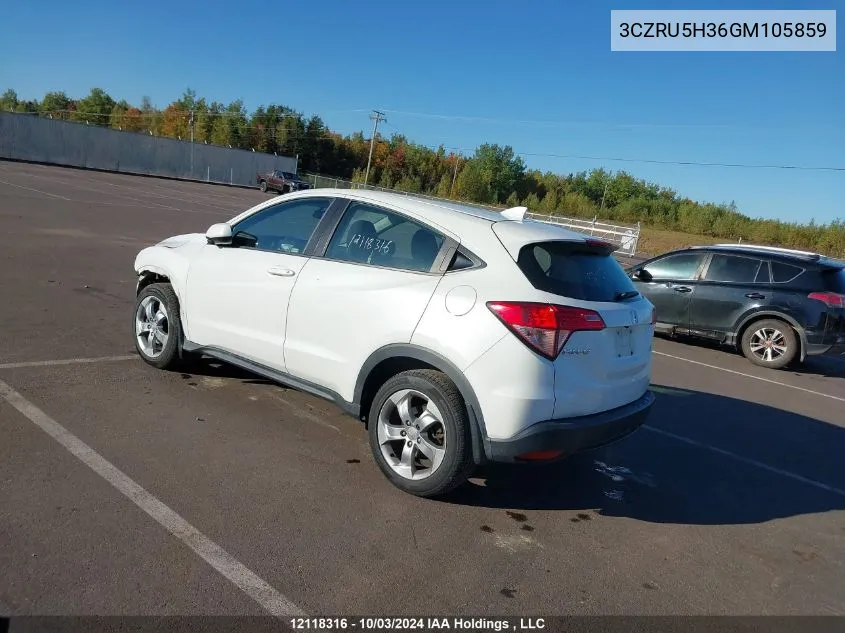 3CZRU5H36GM105859 2016 Honda Hr-V