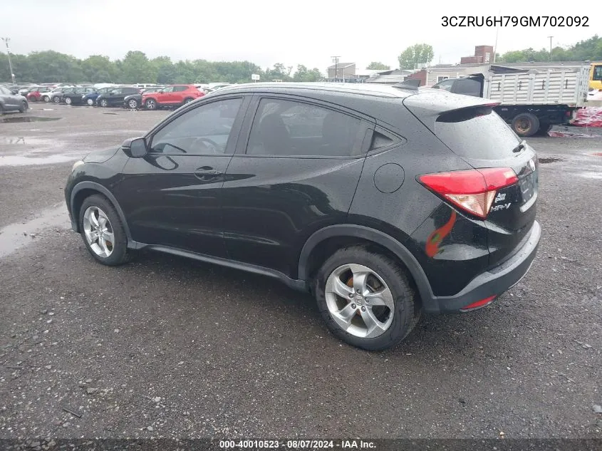 3CZRU6H79GM702092 2016 Honda Hr-V Ex-L