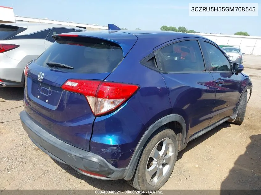 3CZRU5H55GM708545 2016 Honda Hr-V Ex