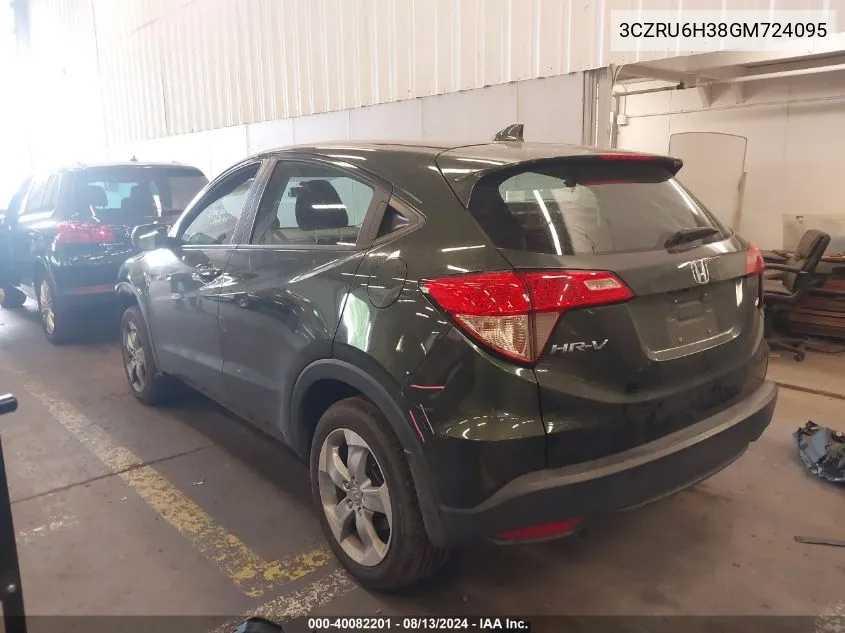 3CZRU6H38GM724095 2016 Honda Hr-V Lx