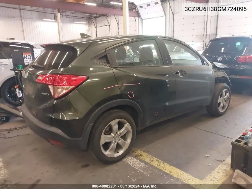 3CZRU6H38GM724095 2016 Honda Hr-V Lx