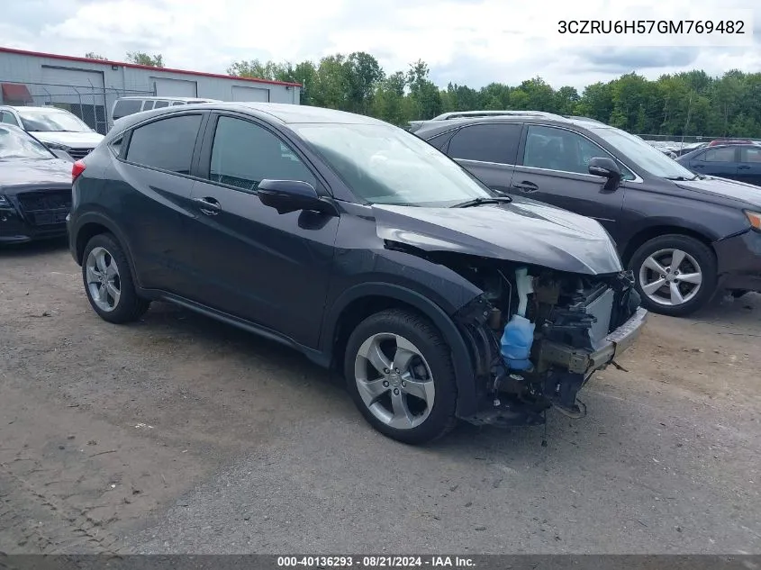 3CZRU6H57GM769482 2016 Honda Hr-V Ex