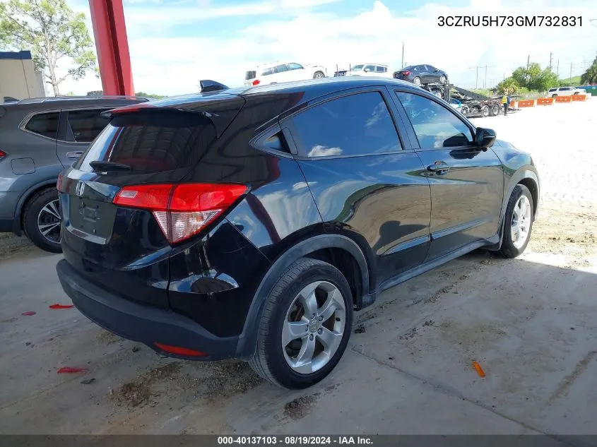 3CZRU5H73GM732831 2016 Honda Hr-V Ex-L